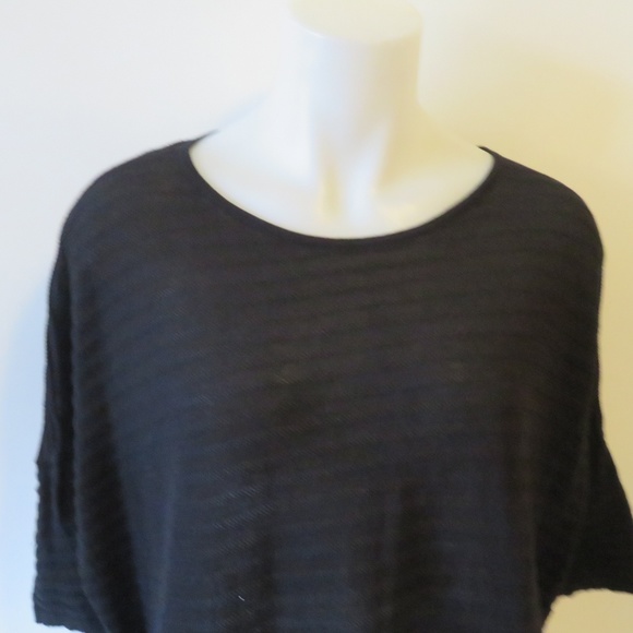 BELA NYC BLACK SHEER BLOUSE TOP SZ 2* - Picture 4 of 7